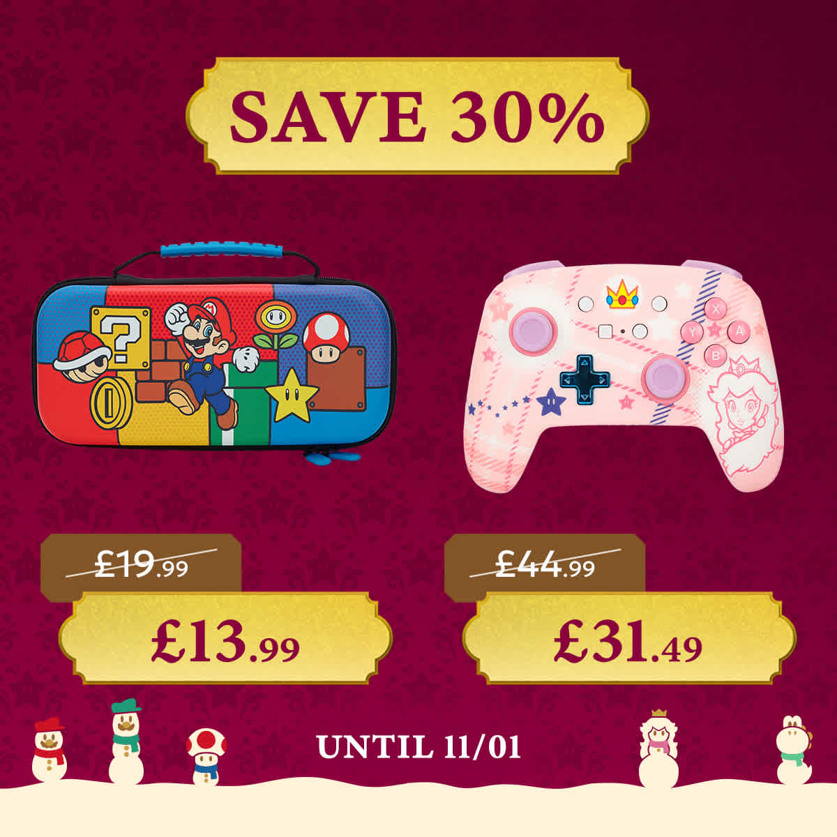 30% off selected accessories